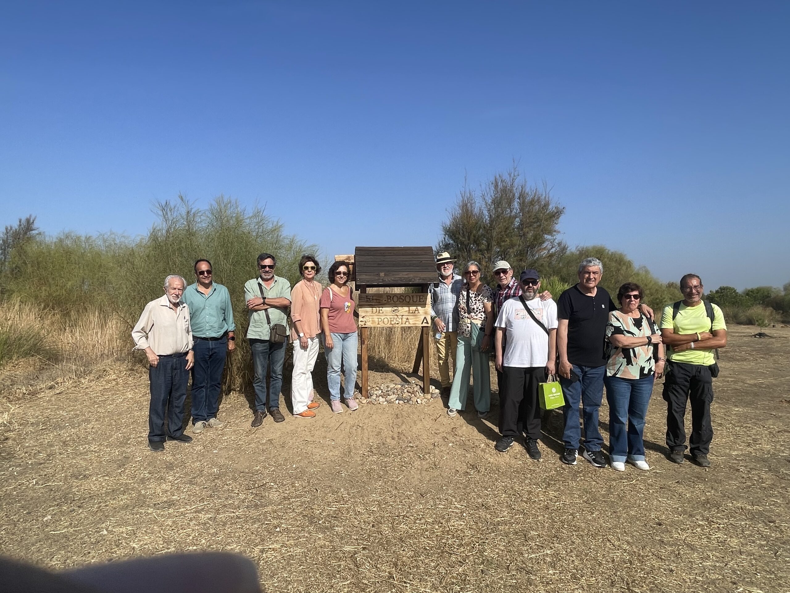 Lee más sobre el artículo El OCIb une arte y ecología en el “Bosque de la Poesía” del Paraje Natural Marismas del Odiel