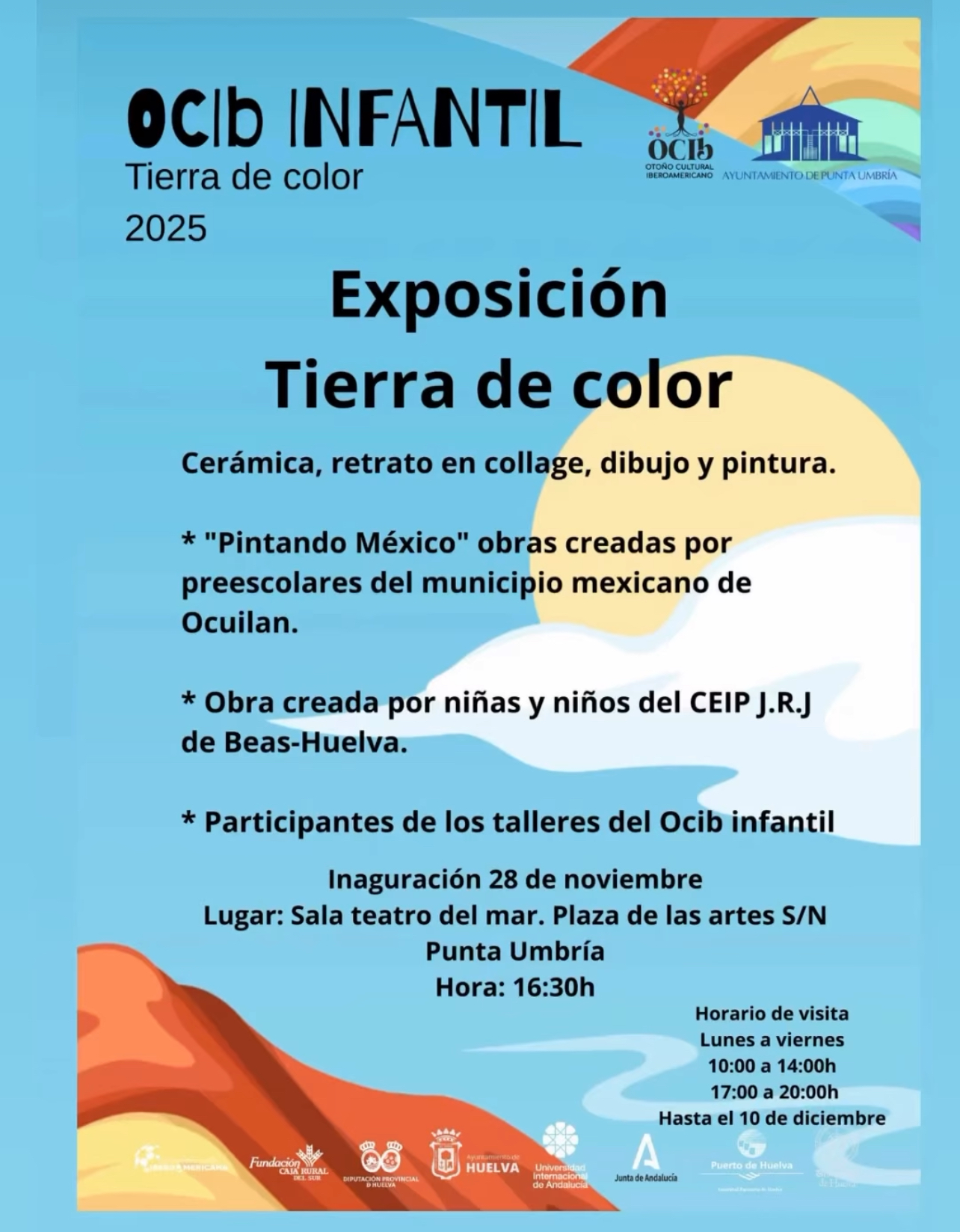 En este momento estás viendo OCIb Infantil abre la exposición “Tierra de color”, un encuentro creativo iberoamericano entre México y Andalucía