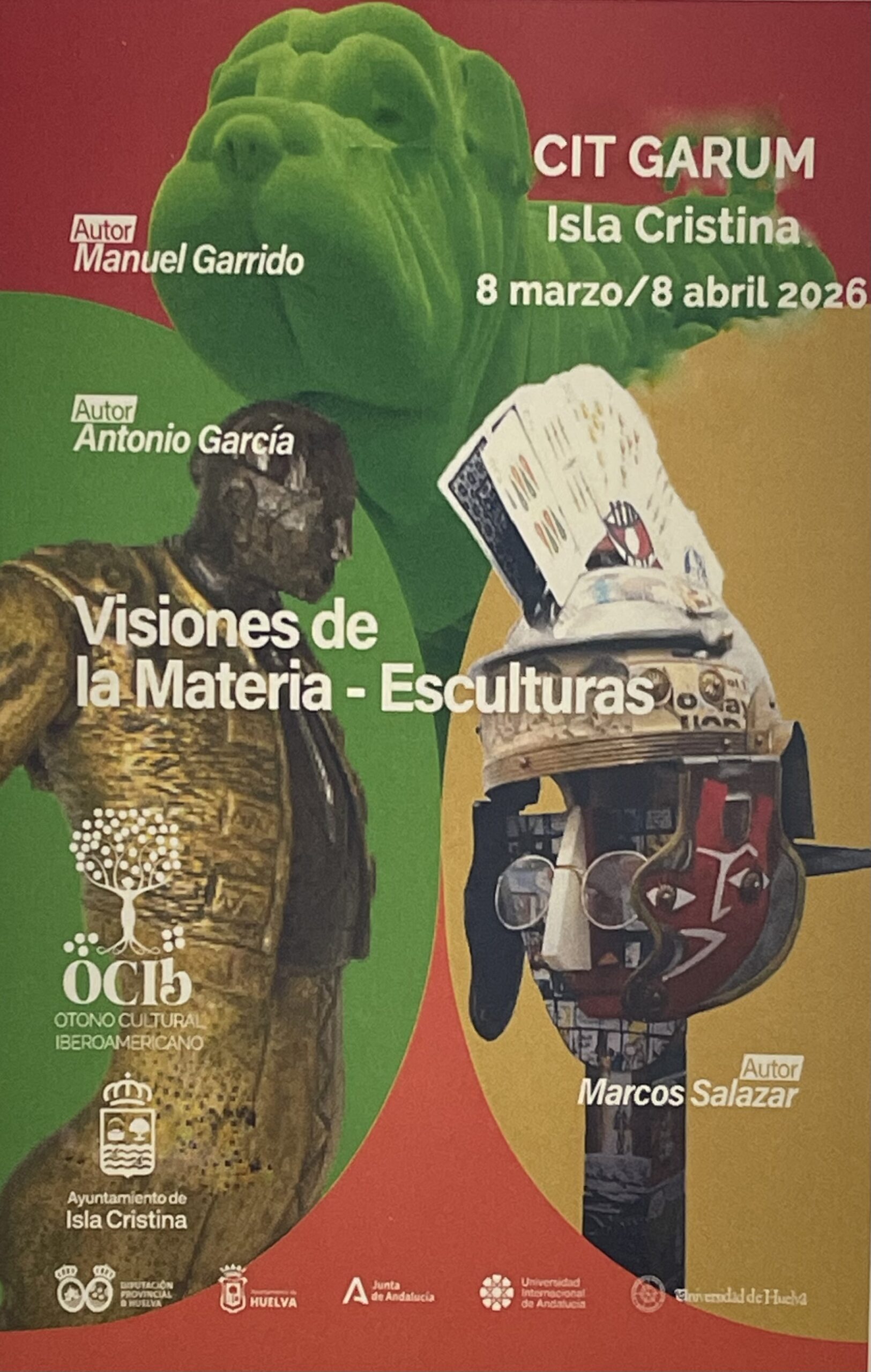 Lee más sobre el artículo “Visiones de la materia”: tres exponentes del arte iberoamericano llegan a Isla Cristina