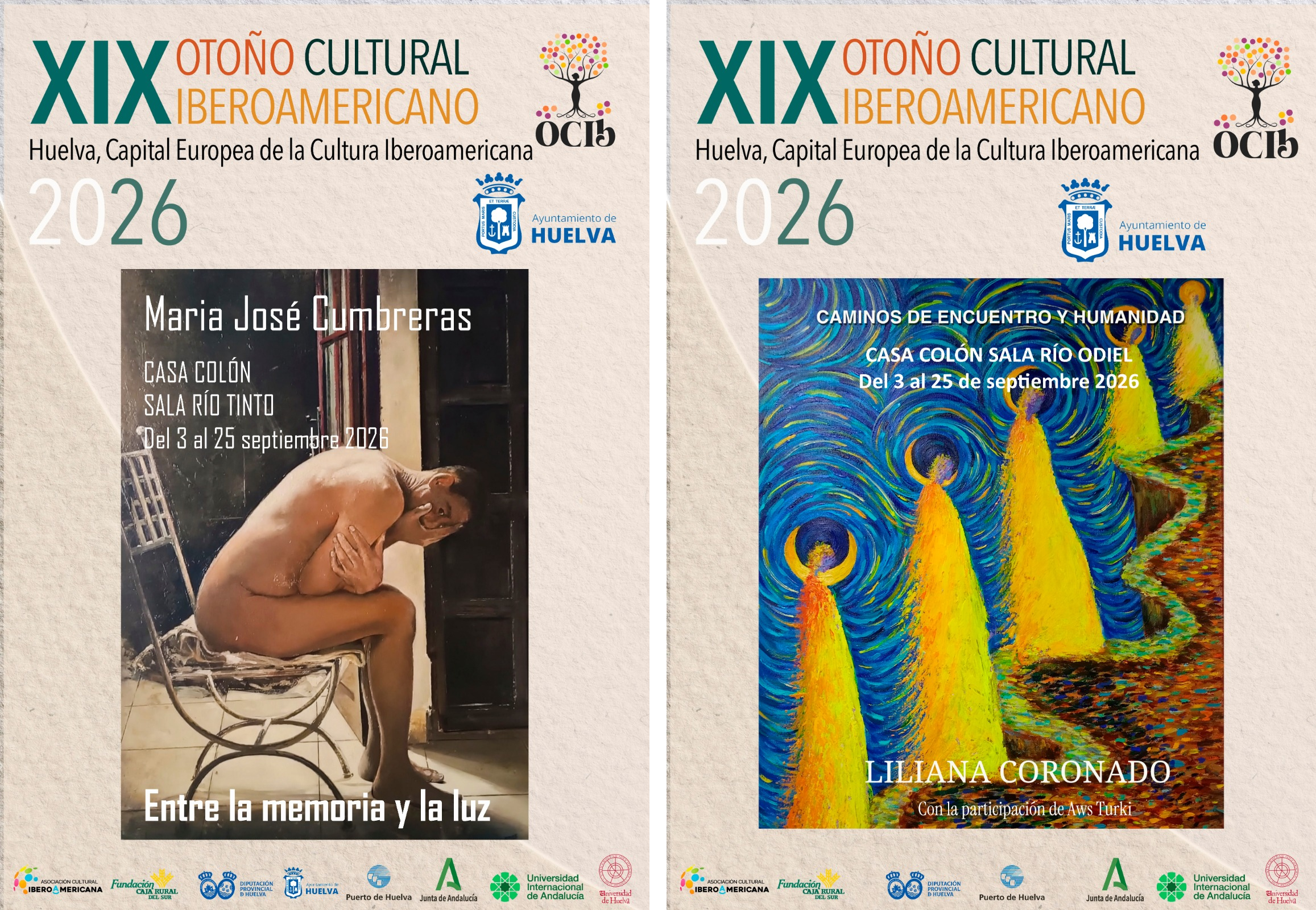 Lee más sobre el artículo Liliana Coronado y María José Cumbreras abren septiembre del OCIb con dos exposiciones en la Casa Colón